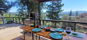 Hermosa y cómoda cabaña con vista al lago